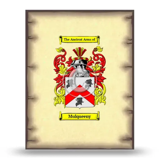 Mulqueeny Coat of Arms Print