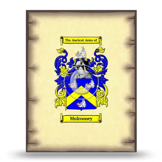Mulrooney Coat of Arms Print