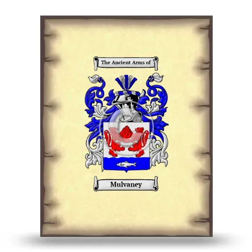 Mulvaney Coat of Arms Print