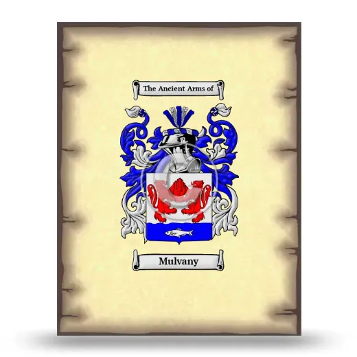 Mulvany Coat of Arms Print