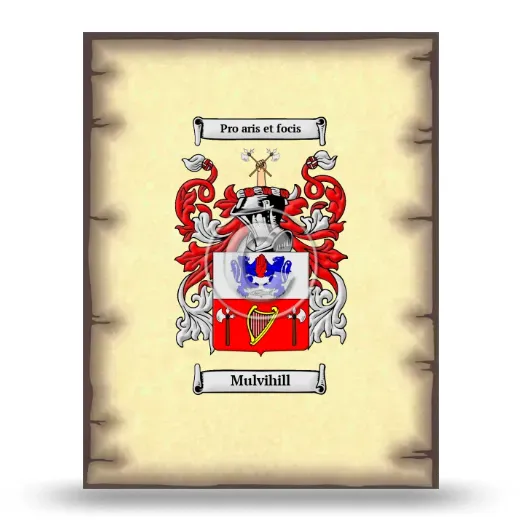 Mulvihill Coat of Arms Print