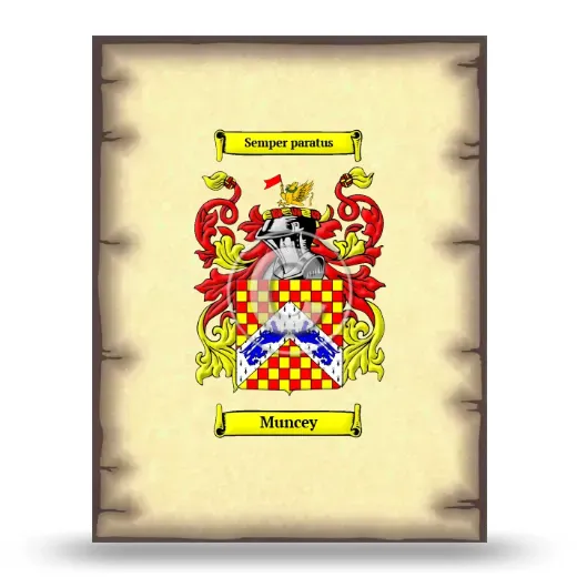 Muncey Coat of Arms Print