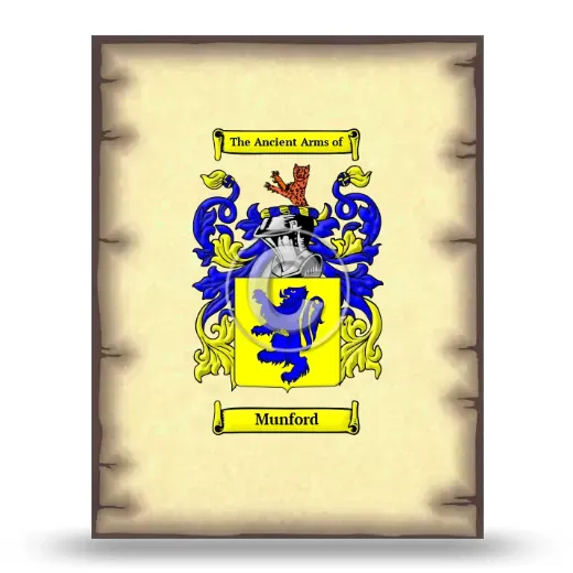 Munford Coat of Arms Print