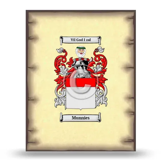 Munnies Coat of Arms Print