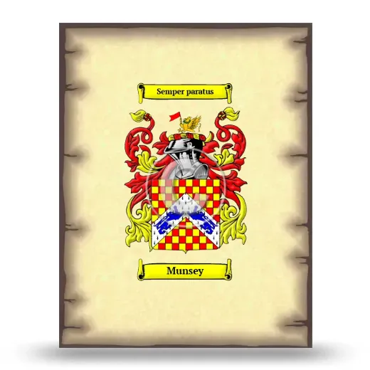 Munsey Coat of Arms Print