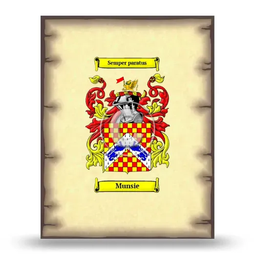 Munsie Coat of Arms Print