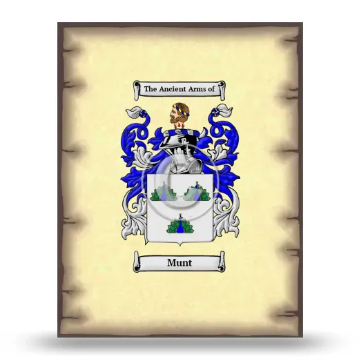 Munt Coat of Arms Print