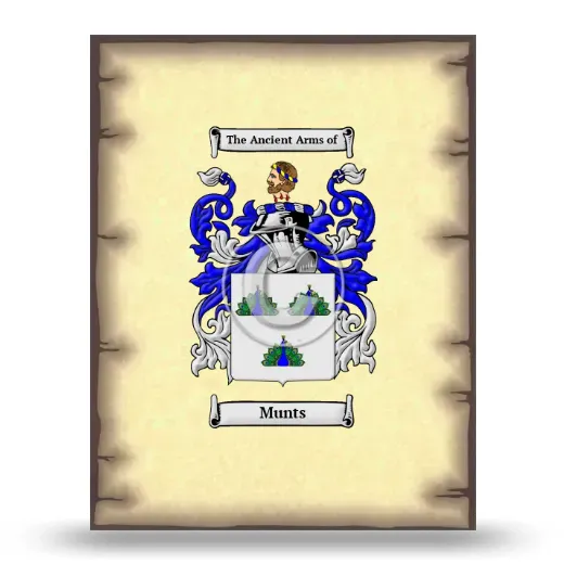 Munts Coat of Arms Print