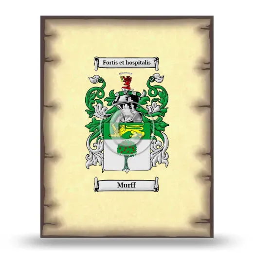 Murff Coat of Arms Print