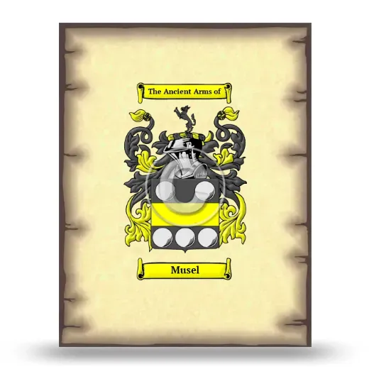 Musel Coat of Arms Print