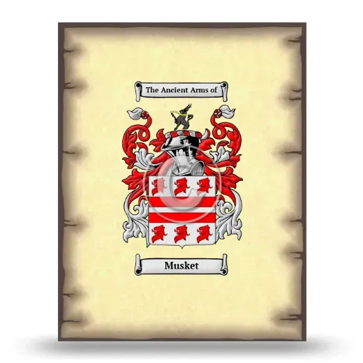 Musket Coat of Arms Print