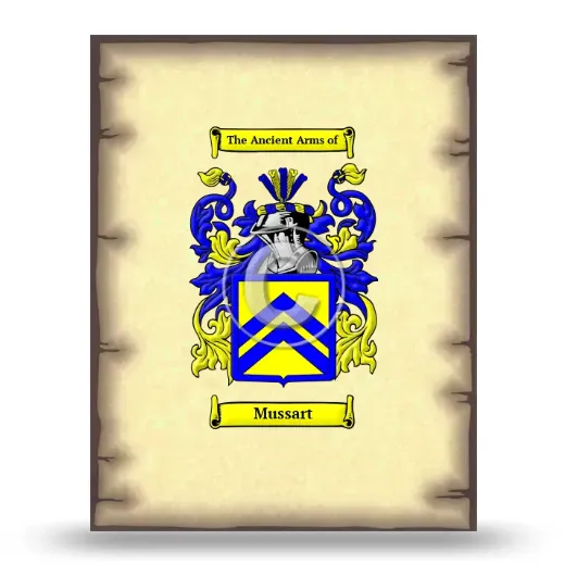 Mussart Coat of Arms Print