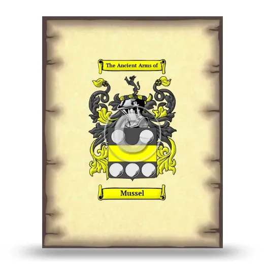 Mussel Coat of Arms Print