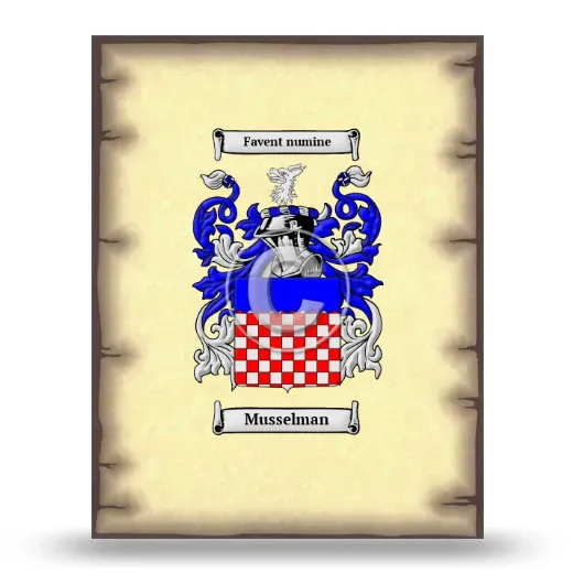 Musselman Coat of Arms Print