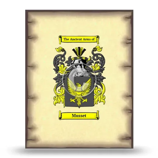 Musset Coat of Arms Print