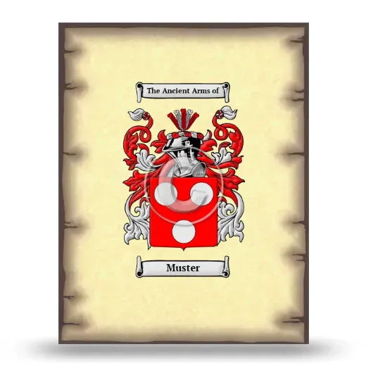 Muster Coat of Arms Print