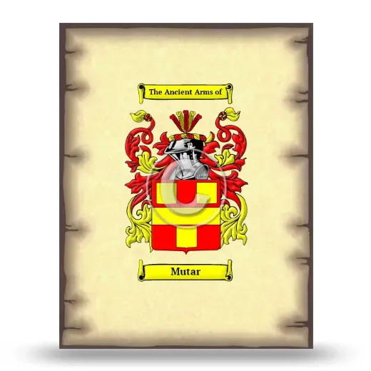 Mutar Coat of Arms Print
