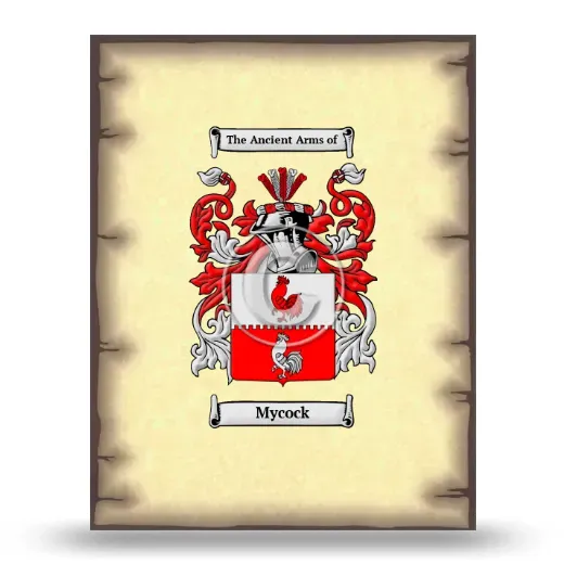 Mycock Coat of Arms Print