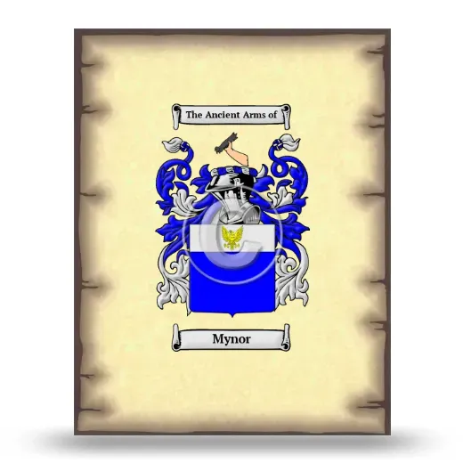 Mynor Coat of Arms Print