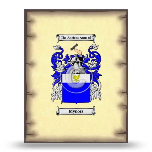 Mynors Coat of Arms Print