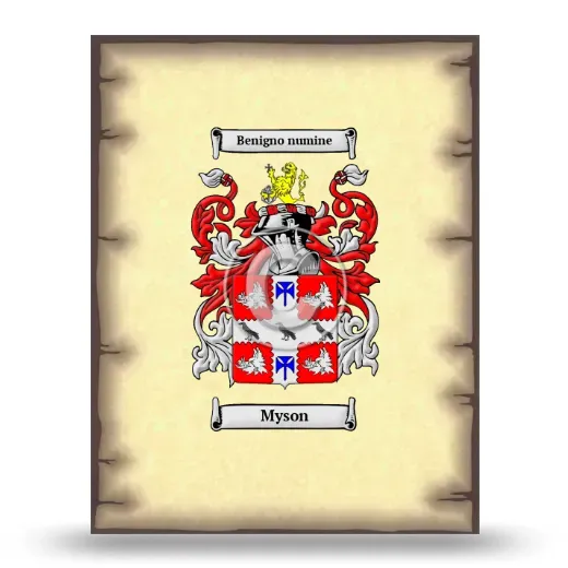 Myson Coat of Arms Print