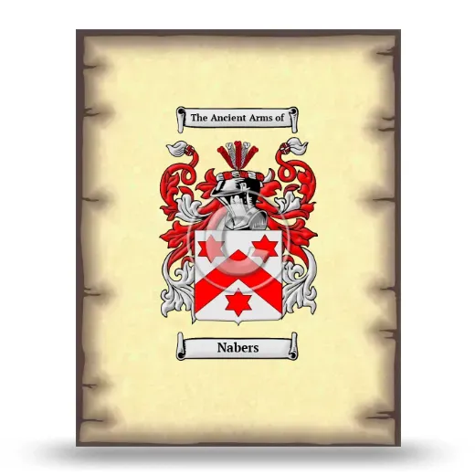 Nabers Coat of Arms Print