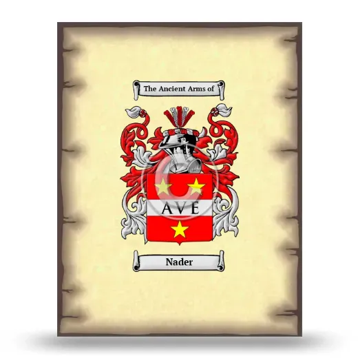 Nader Coat of Arms Print