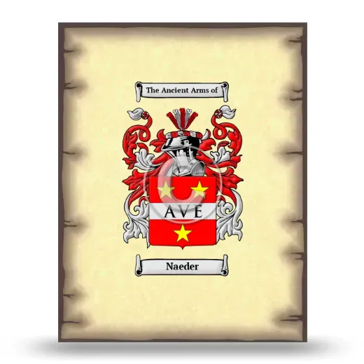 Naeder Coat of Arms Print