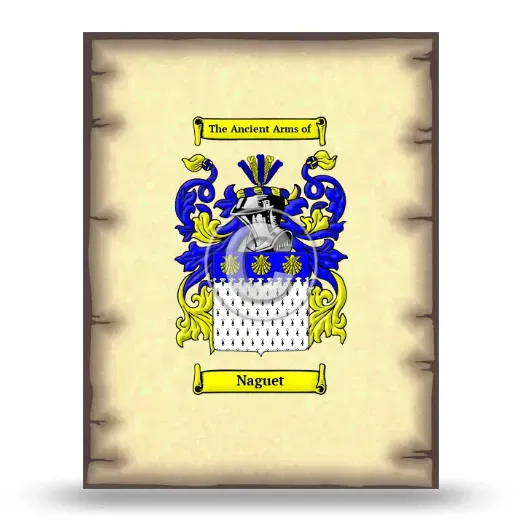 Naguet Coat of Arms Print