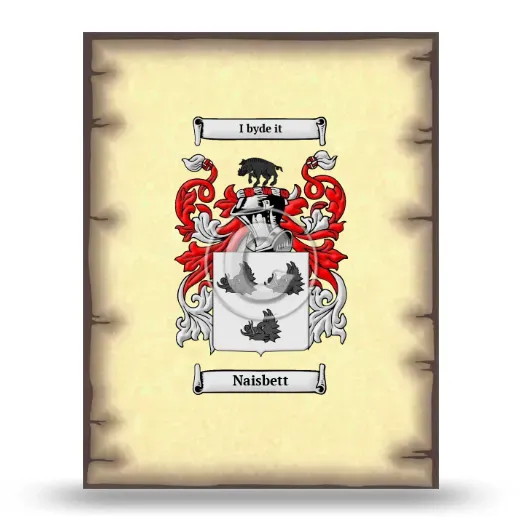 Naisbett Coat of Arms Print