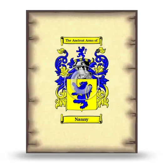 Nanny Coat of Arms Print