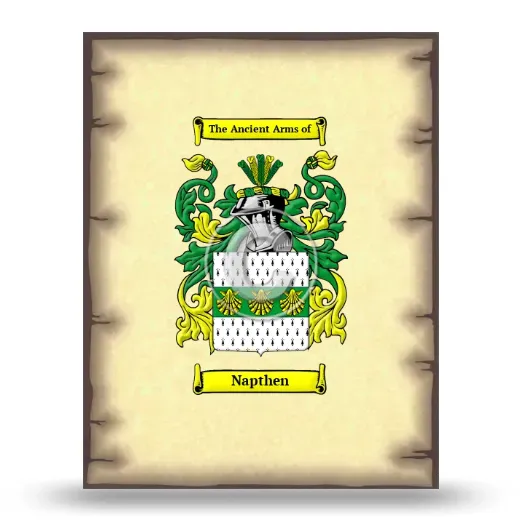 Napthen Coat of Arms Print
