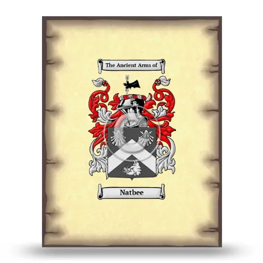 Natbee Coat of Arms Print