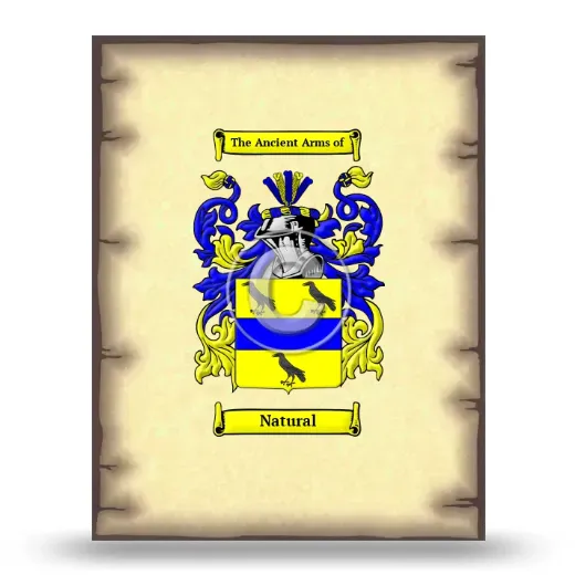 Natural Coat of Arms Print