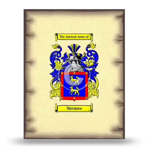 Navarro Coat of Arms Print