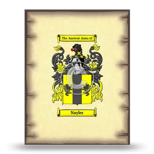 Nayler Coat of Arms Print