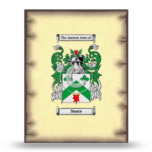 Neate Coat of Arms Print