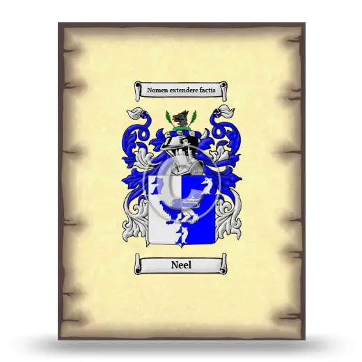 Neel Coat of Arms Print