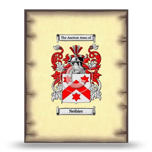 Neibier Coat of Arms Print