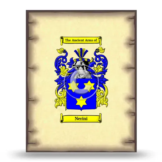 Nerini Coat of Arms Print