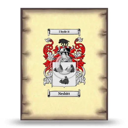 Nesbitt Coat of Arms Print