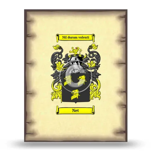 Net Coat of Arms Print