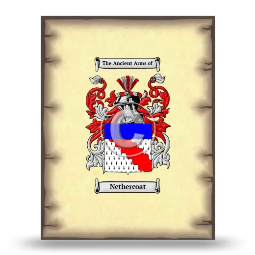 Nethercoat Coat of Arms Print