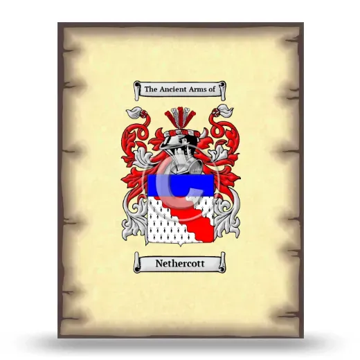 Nethercott Coat of Arms Print