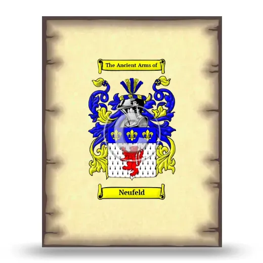 Neufeld Coat of Arms Print
