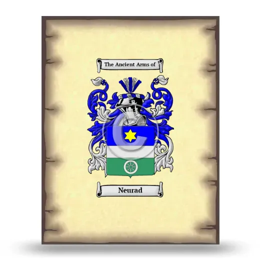 Neurad Coat of Arms Print