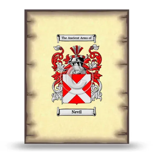 Nevil Coat of Arms Print
