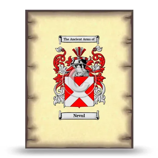 Nevul Coat of Arms Print