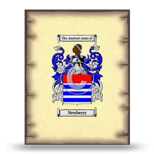 Newberry Coat of Arms Print