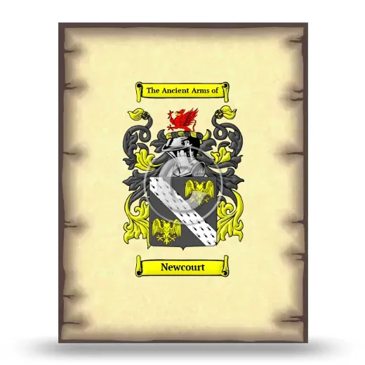 Newcourt Coat of Arms Print